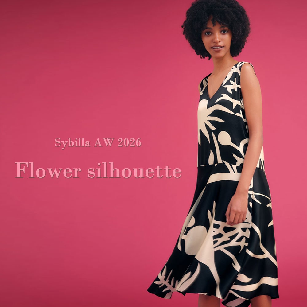 Sybilla AW26 - Art flower silhouette -