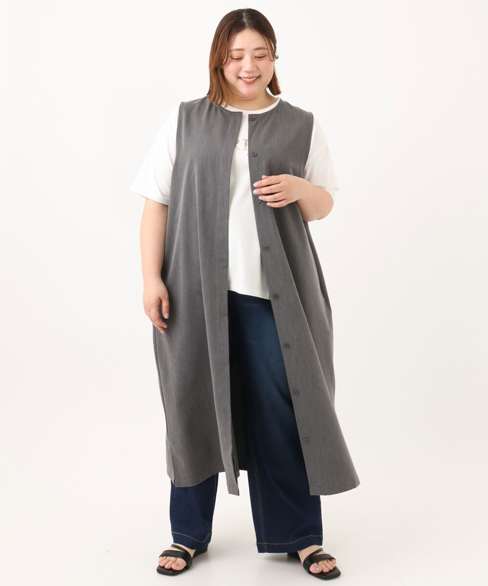 【大きいサイズ/Sösö×eur3】2wayノースリーブワンピース