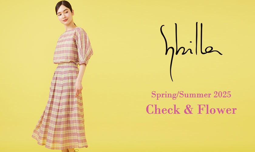 Sybilla Spring/Summer 2025 - Check & Flower -