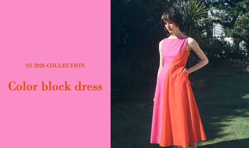 - Color block dress -