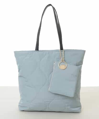 BJCAA11110 MK MICHEL KLEIN BAG [ポーチ・チャーム付き/A4収納可]キルティングスクエアトートバッグ