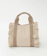 BJCJD67130 MK MICHEL KLEIN BAG(MK ミッシェルクラン バッグ) [WEB限定/300g以下の軽量]サイドフリルスクエアデザインバッグ ピンク