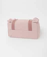 BJCJD67130 MK MICHEL KLEIN BAG(MK ミッシェルクラン バッグ) [WEB限定/300g以下の軽量]サイドフリルスクエアデザインバッグ ピンク
