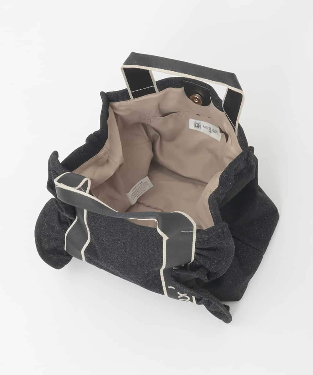 BJCJD67130 MK MICHEL KLEIN BAG(MK ミッシェルクラン バッグ) [WEB限定/300g以下の軽量]サイドフリルスクエアデザインバッグ ピンク