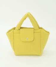 BJCJD69130 MK MICHEL KLEIN BAG(MK ミッシェルクラン バッグ) [WEB限定/軽量/2WAY]ポケットアクセント台形コンパクトトート イエロー
