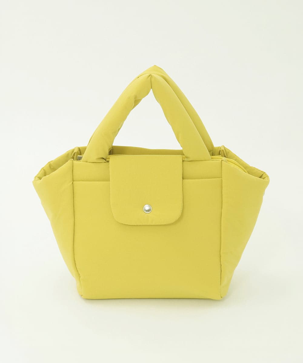 BJCJD69130 MK MICHEL KLEIN BAG(MK ミッシェルクラン バッグ) [WEB限定/軽量/2WAY]ポケットアクセント台形コンパクトトート イエロー