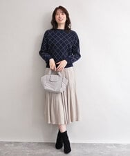 BJCJD69130 MK MICHEL KLEIN BAG(MK ミッシェルクラン バッグ) [WEB限定/軽量/2WAY]ポケットアクセント台形コンパクトトート イエロー