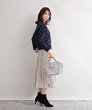BJCJD69130 MK MICHEL KLEIN BAG(MK ミッシェルクラン バッグ) [WEB限定/軽量/2WAY]ポケットアクセント台形コンパクトトート イエロー