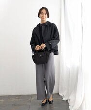 BJCJD69130 MK MICHEL KLEIN BAG(MK ミッシェルクラン バッグ) [WEB限定/軽量/2WAY]ポケットアクセント台形コンパクトトート イエロー