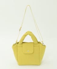 BJCJD69130 MK MICHEL KLEIN BAG(MK ミッシェルクラン バッグ) [WEB限定/軽量/2WAY]ポケットアクセント台形コンパクトトート イエロー