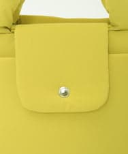 BJCJD69130 MK MICHEL KLEIN BAG(MK ミッシェルクラン バッグ) [WEB限定/軽量/2WAY]ポケットアクセント台形コンパクトトート イエロー