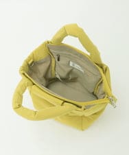 BJCJD69130 MK MICHEL KLEIN BAG(MK ミッシェルクラン バッグ) [WEB限定/軽量/2WAY]ポケットアクセント台形コンパクトトート イエロー