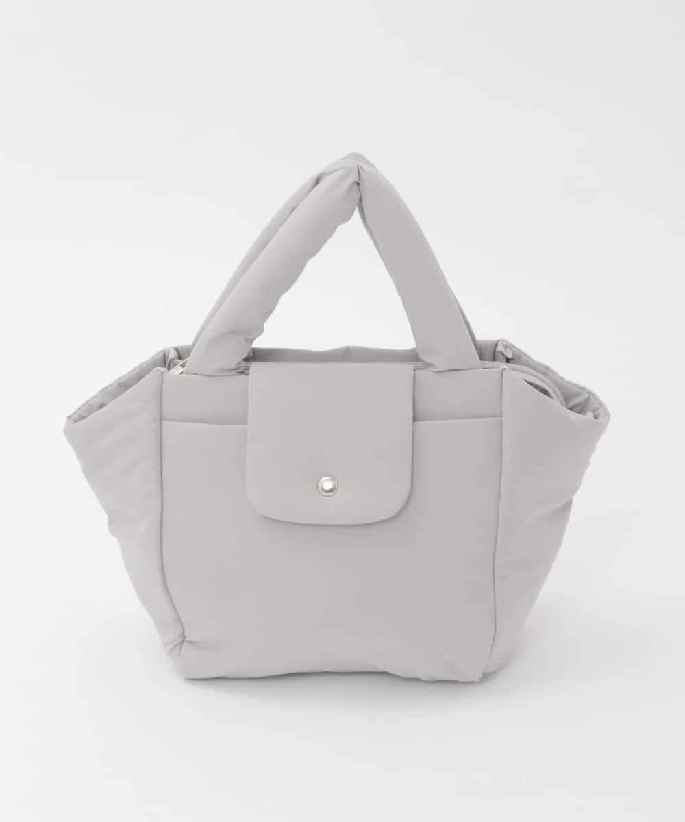 BJCJD69130 MK MICHEL KLEIN BAG(MK ミッシェルクラン バッグ) [WEB限定/軽量/2WAY]ポケットアクセント台形コンパクトトート グレー