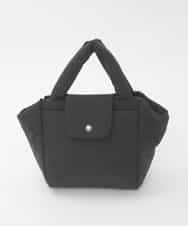 BJCJD69130 MK MICHEL KLEIN BAG(MK ミッシェルクラン バッグ) [WEB限定/軽量/2WAY]ポケットアクセント台形コンパクトトート ブラック