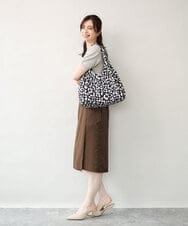 BJCJD69140 MK MICHEL KLEIN BAG(MK ミッシェルクラン バッグ) [WEB限定/300g以下の軽量]アニマルプリントトートバッグ ヒョウ柄