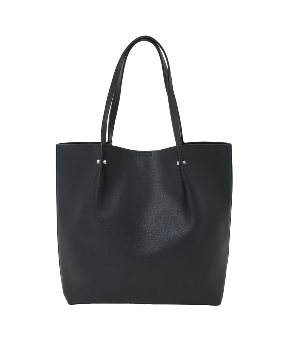 BJCJD74130 MK MICHEL KLEIN BAG(MK ミッシェルクラン バッグ) [A4収納可]合成皮革BIGトートバッグ ブラック