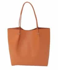 BJCJD74130 MK MICHEL KLEIN BAG(MK ミッシェルクラン バッグ) [A4収納可]合成皮革BIGトートバッグ オレンジ