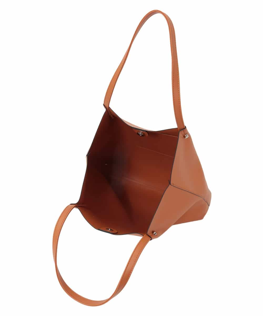 BJCJD74130 MK MICHEL KLEIN BAG(MK ミッシェルクラン バッグ) [A4収納可]合成皮革BIGトートバッグ オレンジ