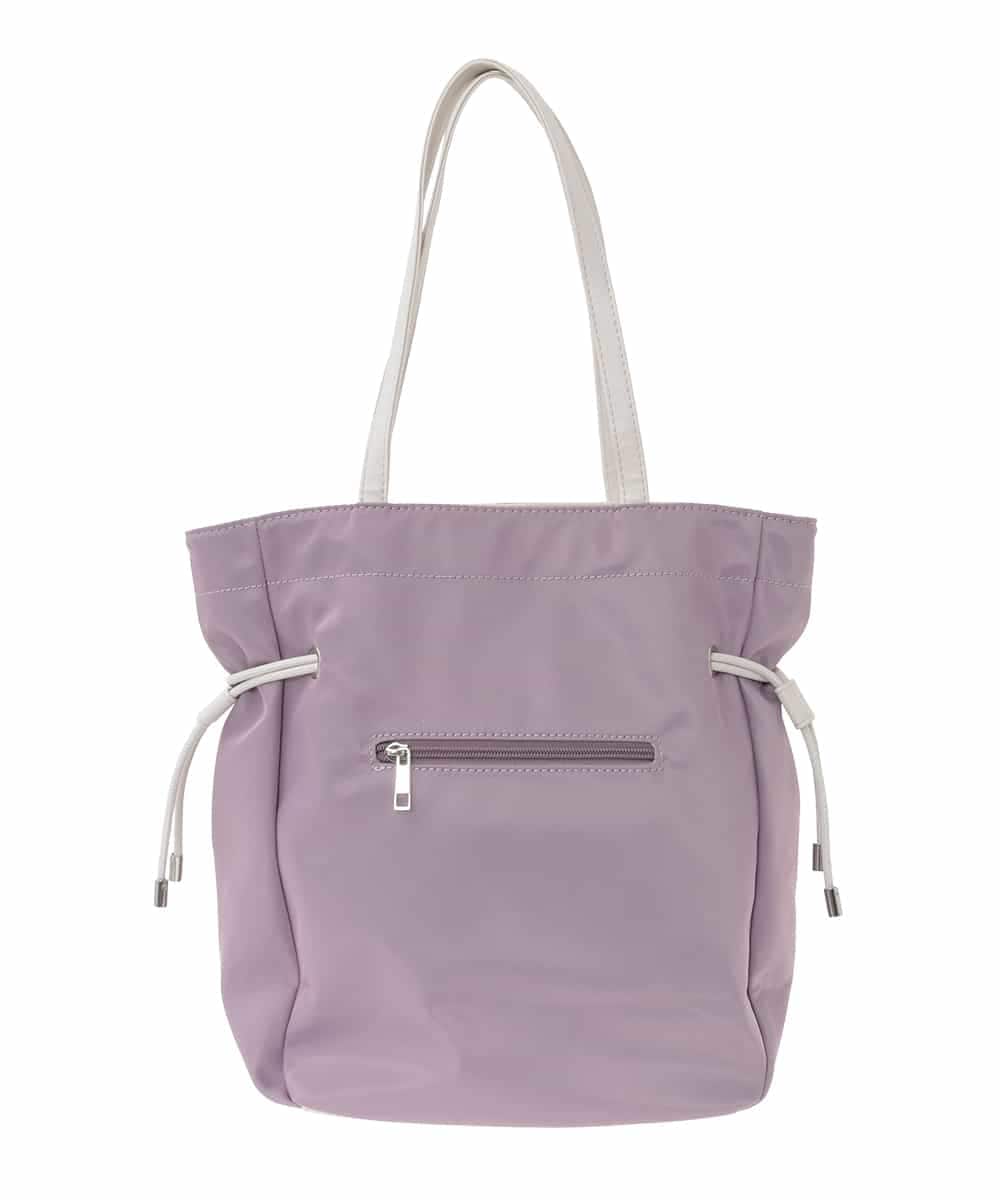 BJCJV80150 MK MICHEL KLEIN BAG(MK ミッシェルクラン バッグ) [500g以下の軽量]ドロストデザイントートバッグ ラベンダー