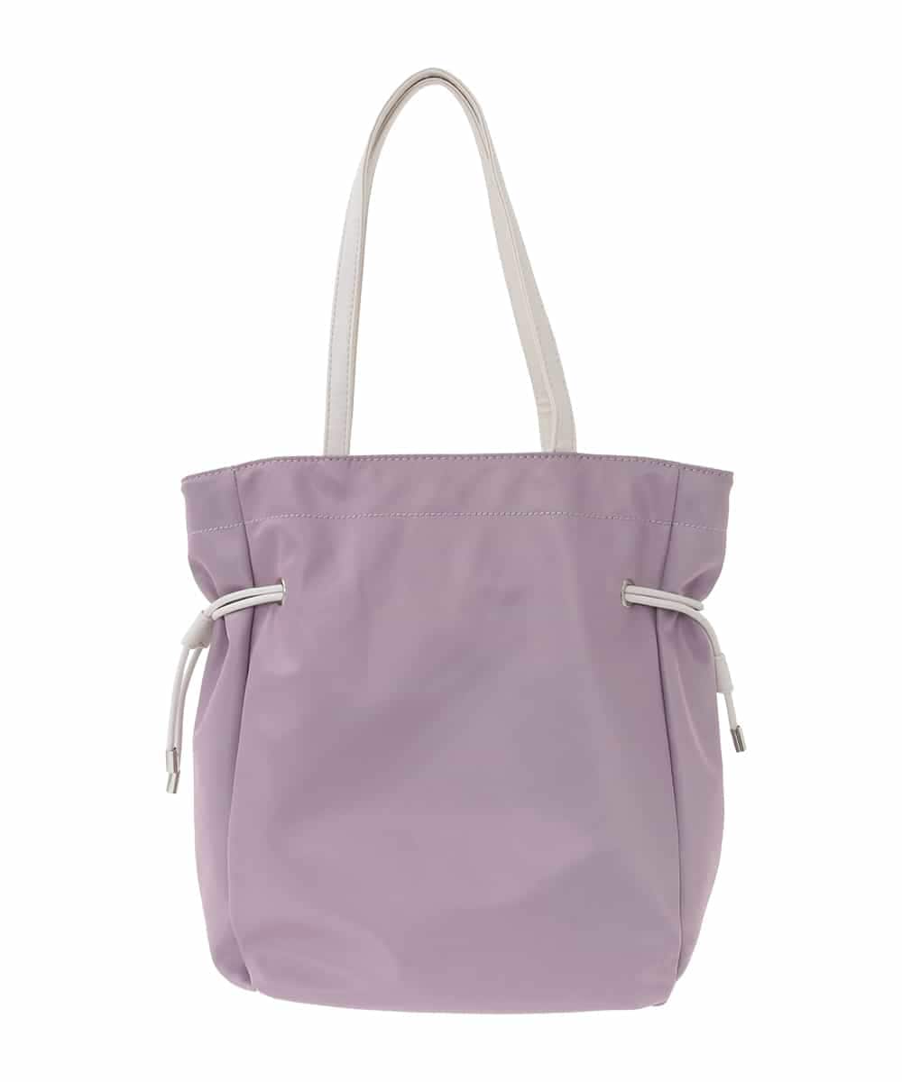 BJCJV80150 MK MICHEL KLEIN BAG(MK ミッシェルクラン バッグ) [500g以下の軽量]ドロストデザイントートバッグ ラベンダー
