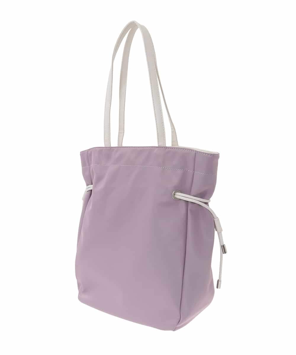 BJCJV80150 MK MICHEL KLEIN BAG(MK ミッシェルクラン バッグ) [500g以下の軽量]ドロストデザイントートバッグ ラベンダー