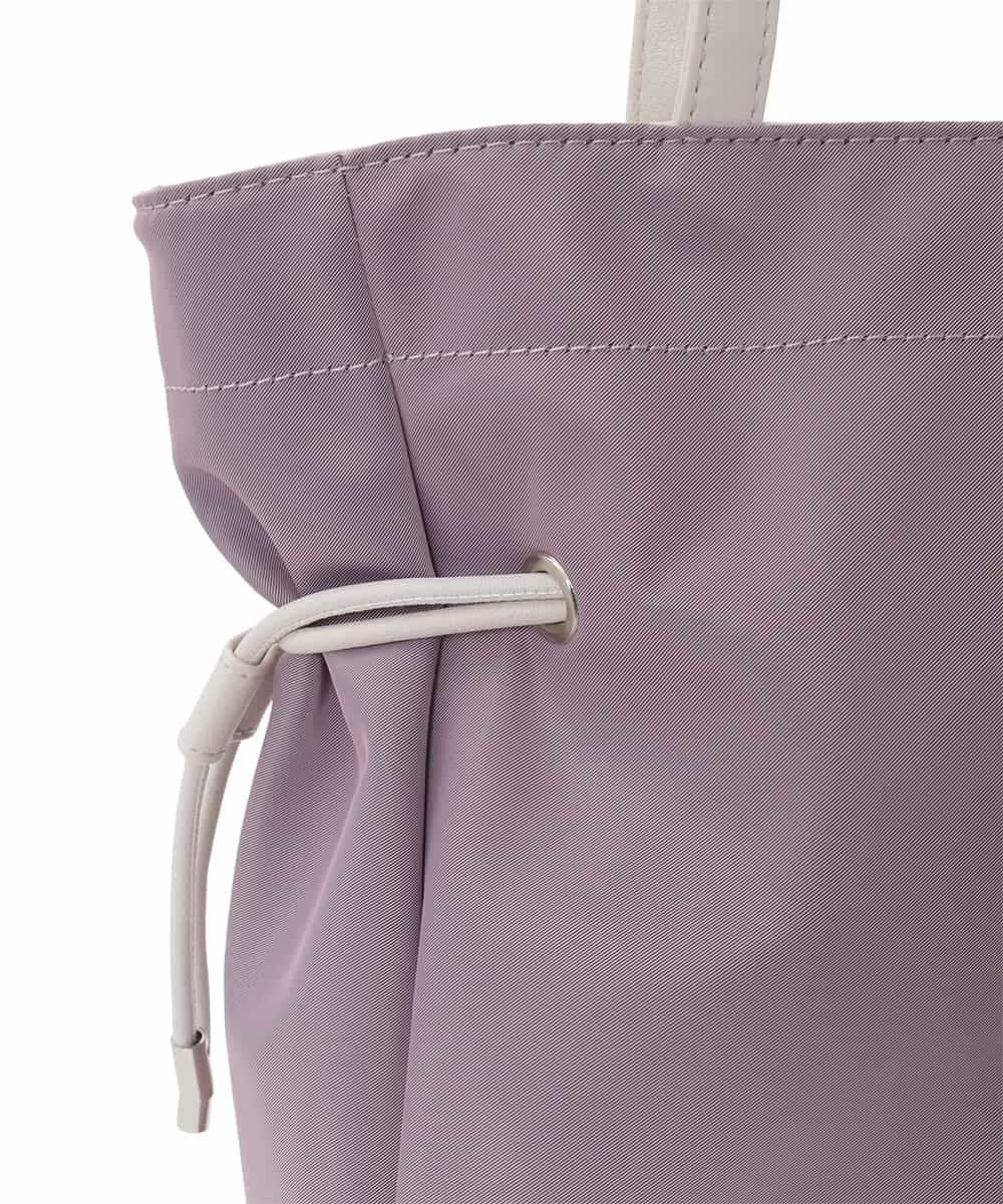 BJCJV80150 MK MICHEL KLEIN BAG(MK ミッシェルクラン バッグ) [500g以下の軽量]ドロストデザイントートバッグ ラベンダー