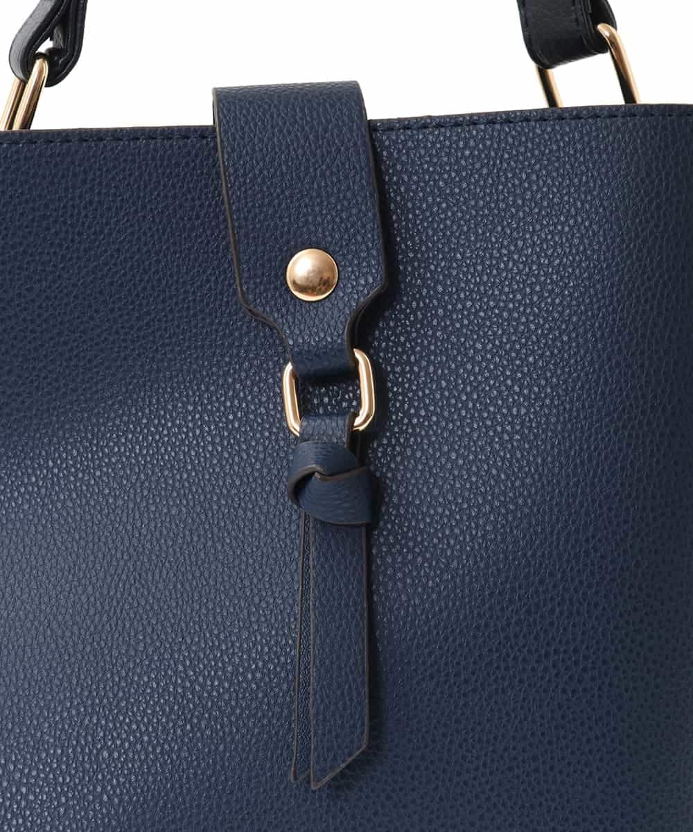 BJCJV86150 MK MICHEL KLEIN BAG(MK ミッシェルクラン バッグ) [2WAY/軽量]バイカラースクエアハンドバッグ レッド