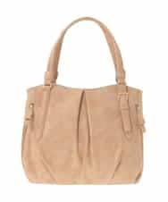 BKBAD26160 MK MICHEL KLEIN BAG(MK ミッシェルクラン バッグ) [2WAY]合成皮革タックデザイントートバッグ ライトベージュ