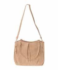 BKBAD26160 MK MICHEL KLEIN BAG(MK ミッシェルクラン バッグ) [2WAY]合成皮革タックデザイントートバッグ ライトベージュ
