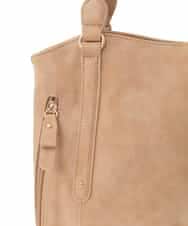 BKBAD26160 MK MICHEL KLEIN BAG(MK ミッシェルクラン バッグ) [2WAY]合成皮革タックデザイントートバッグ ライトベージュ