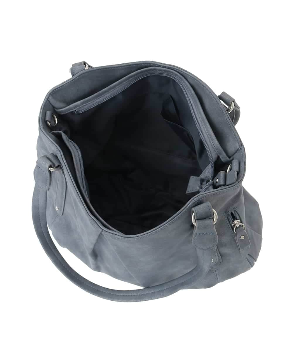 BKBAD26160 MK MICHEL KLEIN BAG(MK ミッシェルクラン バッグ) [2WAY]合成皮革タックデザイントートバッグ ライトベージュ