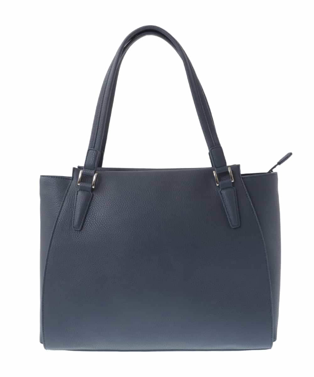 BKBGV02180 MK MICHEL KLEIN BAG(MK ミッシェルクラン バッグ) [2WAY]合成皮革エレガントスクエアトートバッグ ネイビー