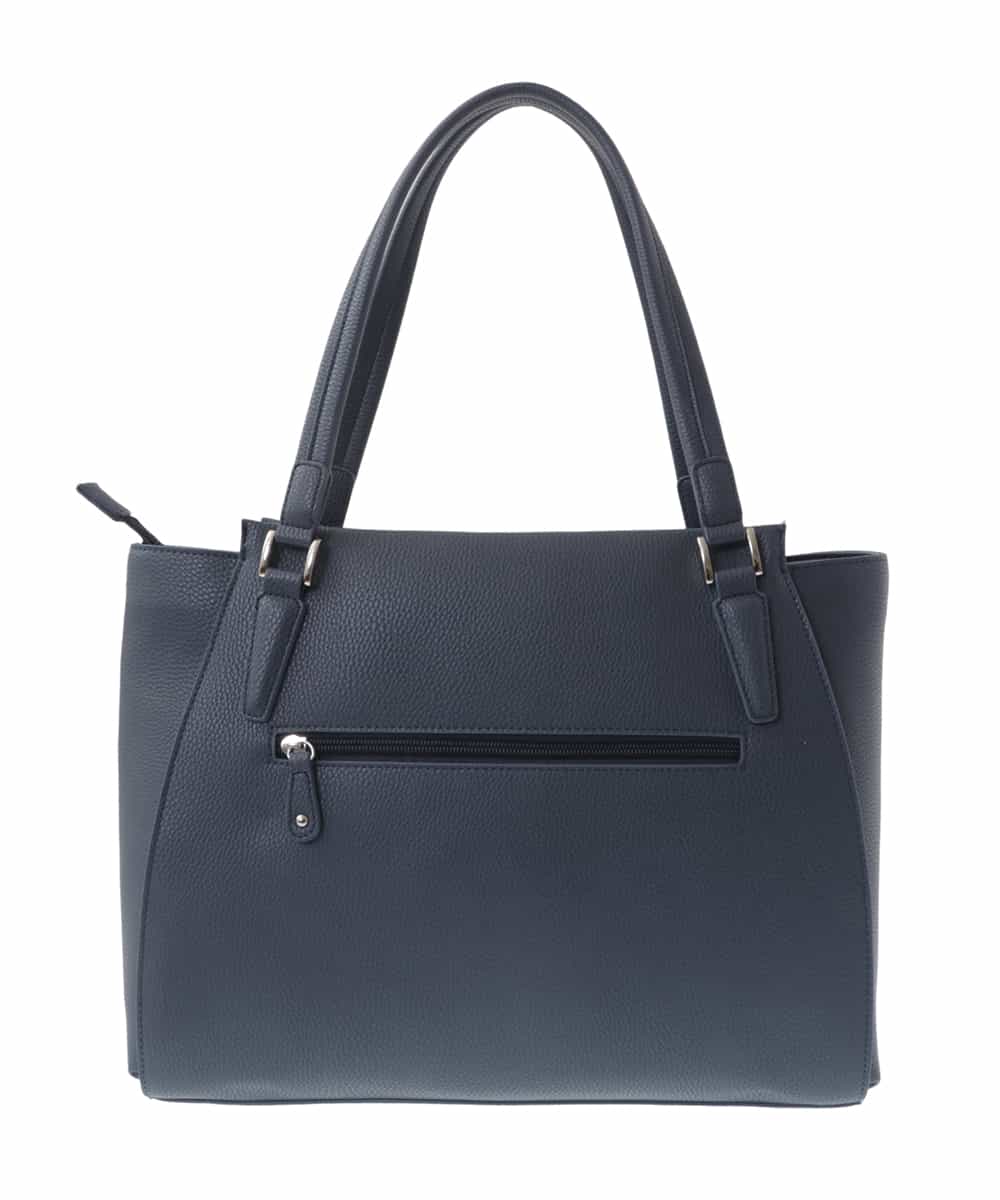 BKBGV02180 MK MICHEL KLEIN BAG(MK ミッシェルクラン バッグ) [2WAY]合成皮革エレガントスクエアトートバッグ ネイビー