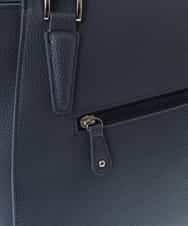 BKBGV02180 MK MICHEL KLEIN BAG(MK ミッシェルクラン バッグ) [2WAY]合成皮革エレガントスクエアトートバッグ ネイビー