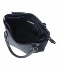 BKBGV02180 MK MICHEL KLEIN BAG(MK ミッシェルクラン バッグ) [2WAY]合成皮革エレガントスクエアトートバッグ ネイビー