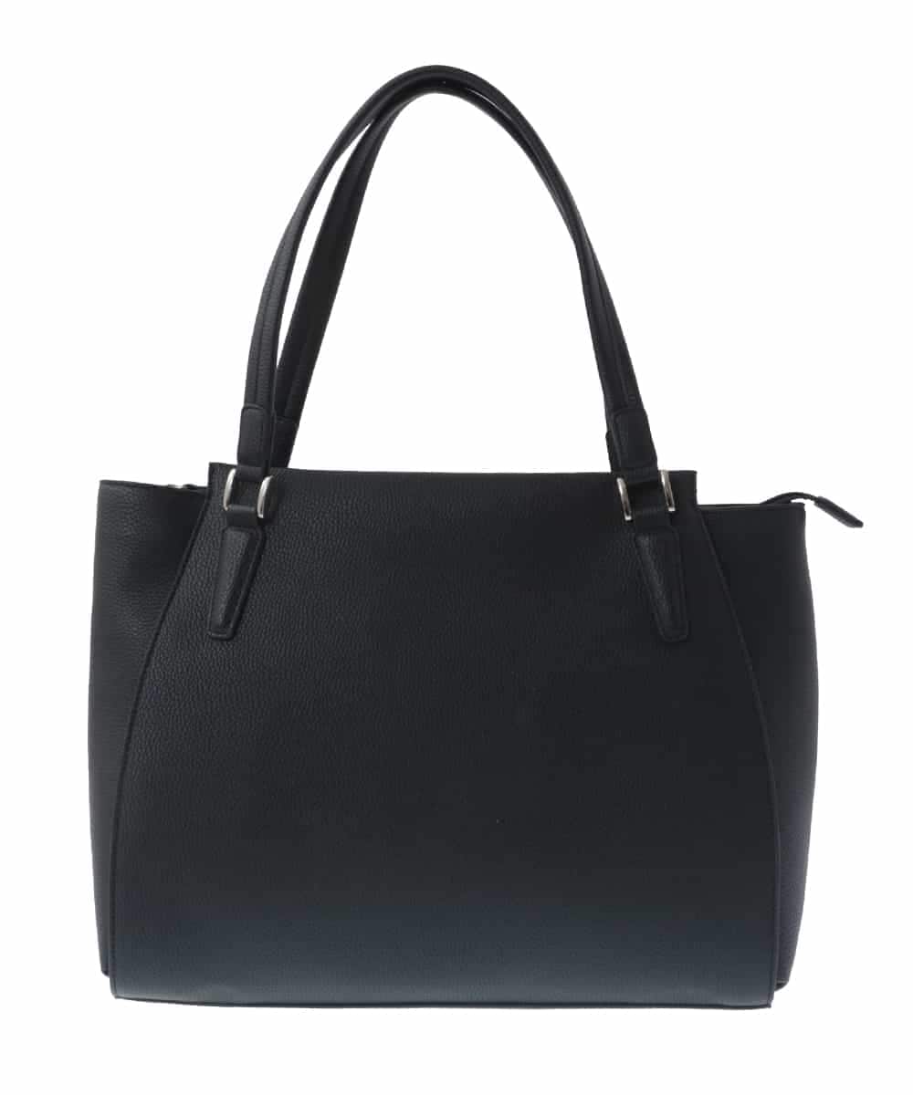 BKBGV02180 MK MICHEL KLEIN BAG(MK ミッシェルクラン バッグ) [2WAY]合成皮革エレガントスクエアトートバッグ ブラック