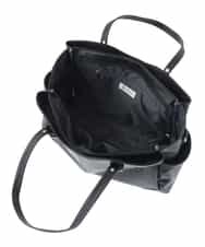 BKBGV23190 MK MICHEL KLEIN BAG(MK ミッシェルクラン バッグ) [大容量/2WAY]ステッチポイントワイドスクエアトート ベージュ
