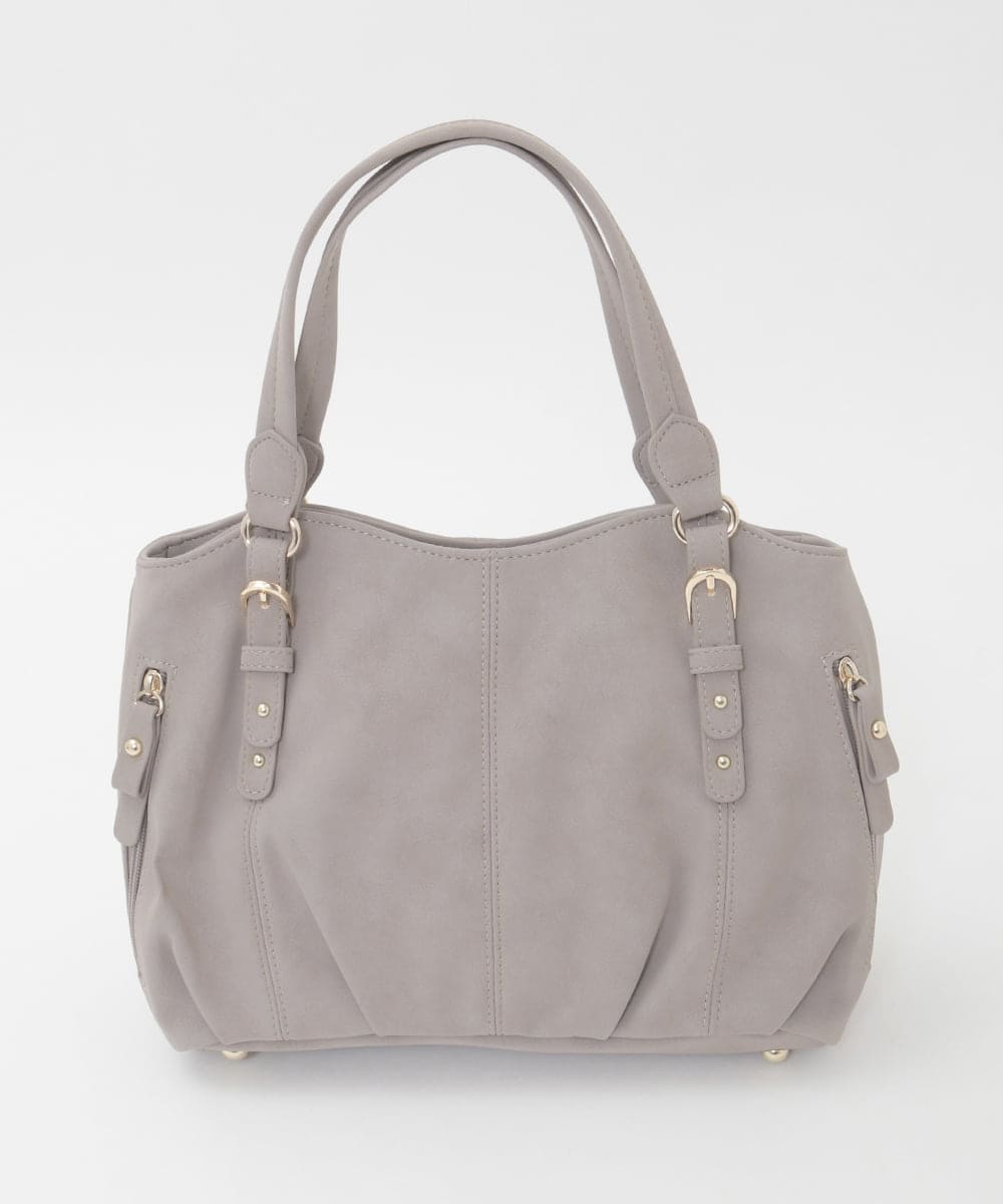 BKCAG04150 MK MICHEL KLEIN BAG(MK ミッシェルクラン バッグ) [2WAY]ベルトデザインラウンドトートバッグ レッド