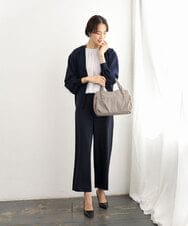 BKCAG04150 MK MICHEL KLEIN BAG(MK ミッシェルクラン バッグ) [2WAY]ベルトデザインラウンドトートバッグ レッド