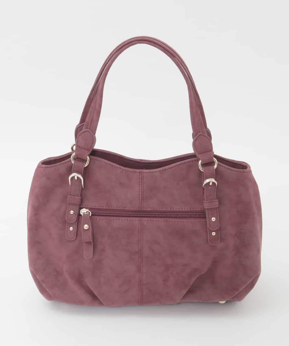 BKCAG04150 MK MICHEL KLEIN BAG(MK ミッシェルクラン バッグ) [2WAY]ベルトデザインラウンドトートバッグ レッド