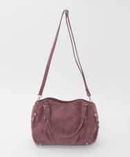 BKCAG04150 MK MICHEL KLEIN BAG(MK ミッシェルクラン バッグ) [2WAY]ベルトデザインラウンドトートバッグ レッド