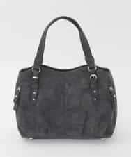 BKCAG04150 MK MICHEL KLEIN BAG(MK ミッシェルクラン バッグ) [2WAY]ベルトデザインラウンドトートバッグ ブラック