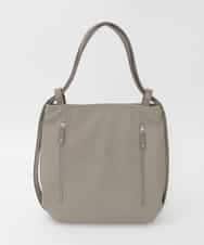 BKCAG05170 MK MICHEL KLEIN BAG(MK ミッシェルクラン バッグ) [2WAY/A4収納可]ニュアンスデザイン変形トートバッグ カーキ