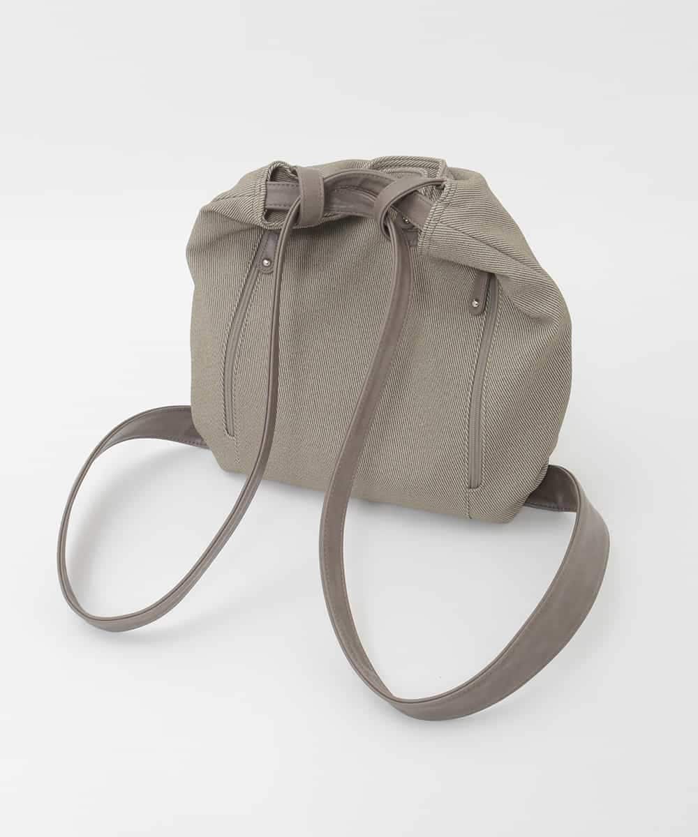 BKCAG05170 MK MICHEL KLEIN BAG(MK ミッシェルクラン バッグ) [2WAY/A4収納可]ニュアンスデザイン変形トートバッグ カーキ