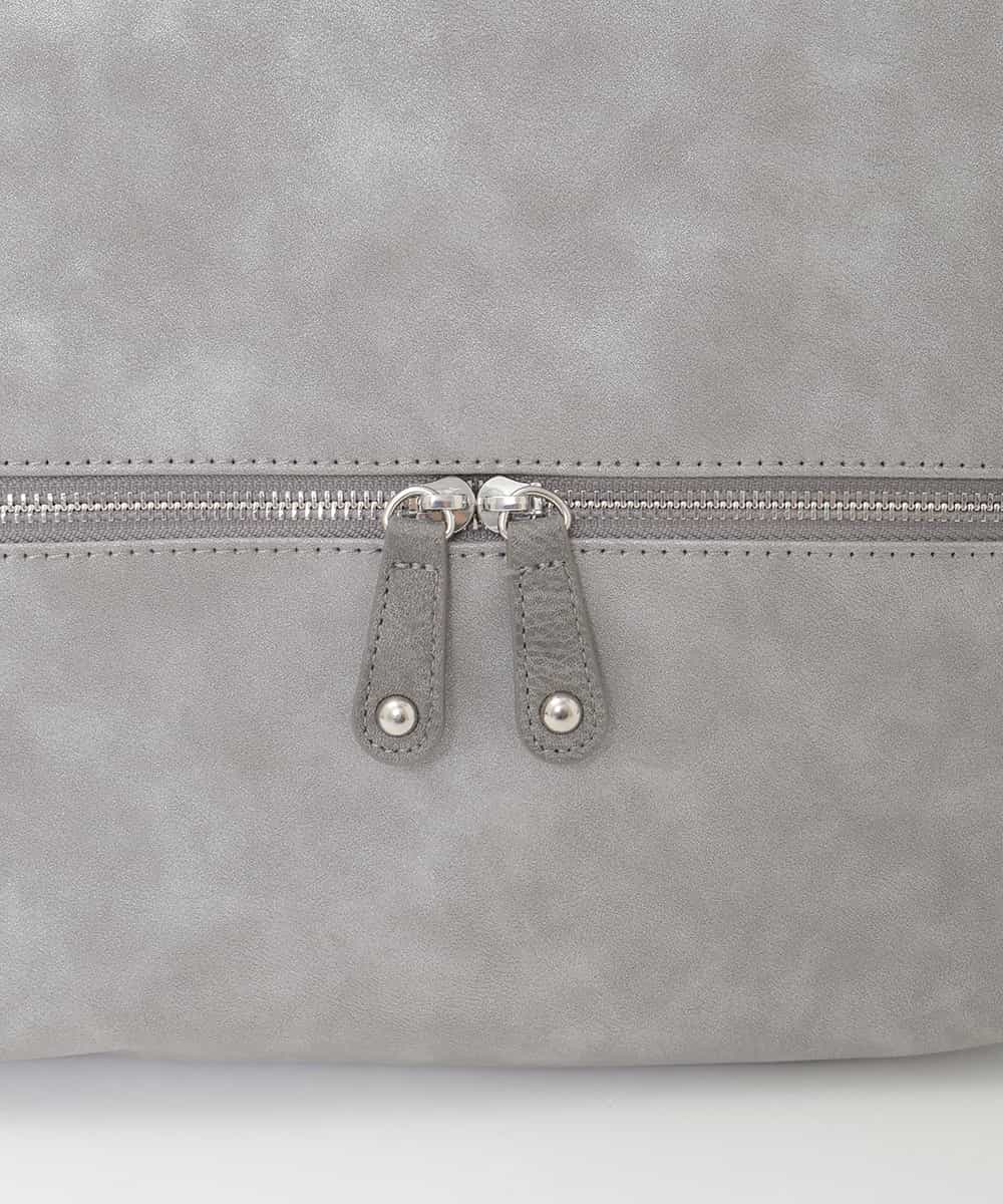 BKCAG05170 MK MICHEL KLEIN BAG(MK ミッシェルクラン バッグ) [2WAY/A4収納可]ニュアンスデザイン変形トートバッグ カーキ