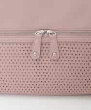 BKCAG26170 MK MICHEL KLEIN BAG(MK ミッシェルクラン バッグ) [2WAY]パンチングデザイン変形トートバッグ ピンク