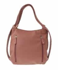 BKCAV28150 MK MICHEL KLEIN BAG(MK ミッシェルクラン バッグ) [2WAY]パンチングデザイン変形ミニトートバッグ ピンク