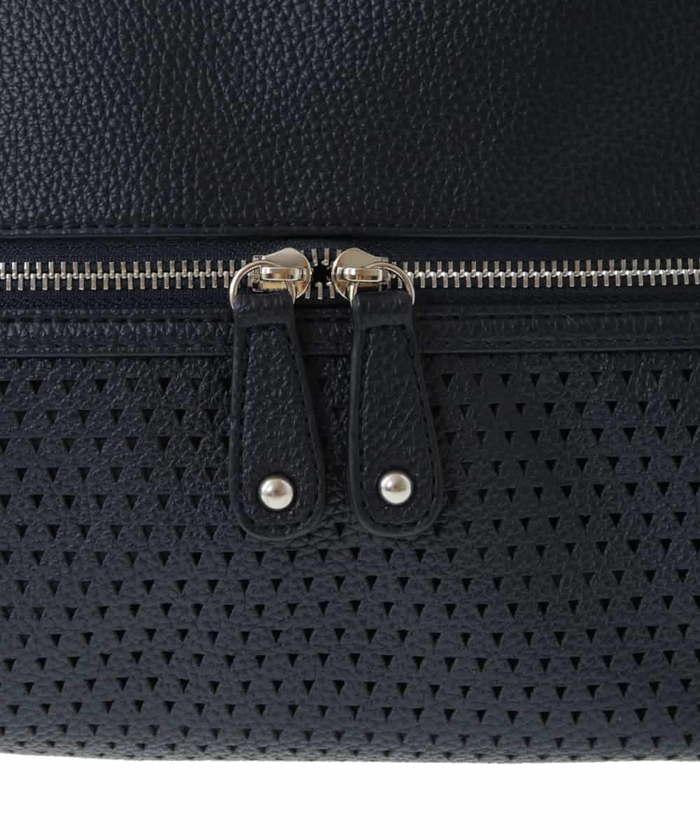 BKCAV28150 MK MICHEL KLEIN BAG(MK ミッシェルクラン バッグ) [2WAY]パンチングデザイン変形ミニトートバッグ ピンク