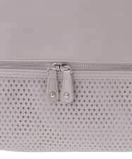 BKCGA26165 MK MICHEL KLEIN BAG(MK ミッシェルクラン バッグ) [2WAY/A4サイズ対応]パンチングデザイン変形トートバッグ マスタード