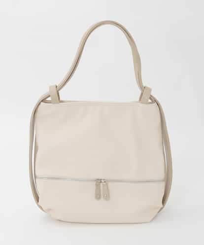 BKCGD05165 MK MICHEL KLEIN BAG [2WAY/A4収納可]布帛風デザイン変形トートバッグ